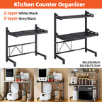 Expandable Steel Appliance Rack Two Heights | StorageOZ