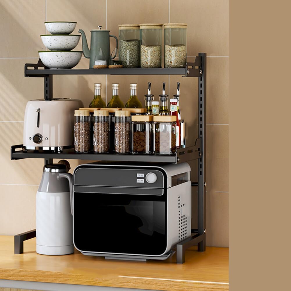 Expandable Steel Appliance Rack Two Heights | StorageOZ