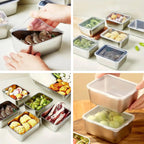 6 Pcs 650ml Stainless Food Storage Boxes | StorageOZ