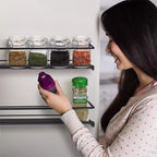 Carbon Steel Spice Wall Shelves Four Packs | StorageOZ