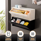 3 Pcs Wall Flip Divider Storage Boxes Set | StorageOZ