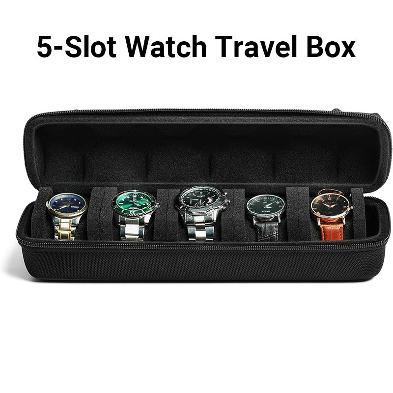 5 Slot EVA Watch Travel Storage Case Set | StorageOZ