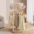 Rotating Floor Clothes Rack Two Colours Set | StorageOZ