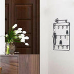 11 Hook Wire Key Storage Rack Two Colours | StorageOZ