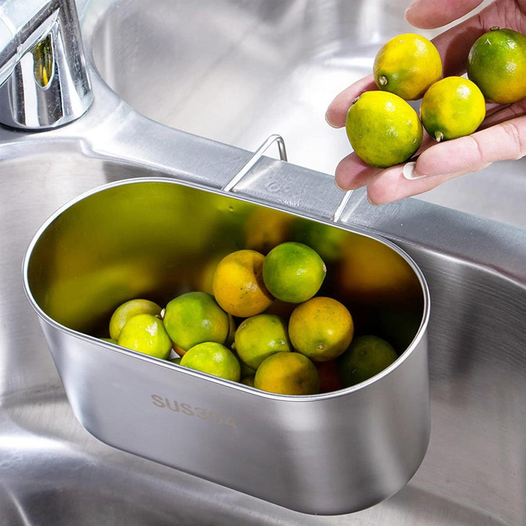 Stainless Steel Sink Drain Basket Organiser | StorageOZ