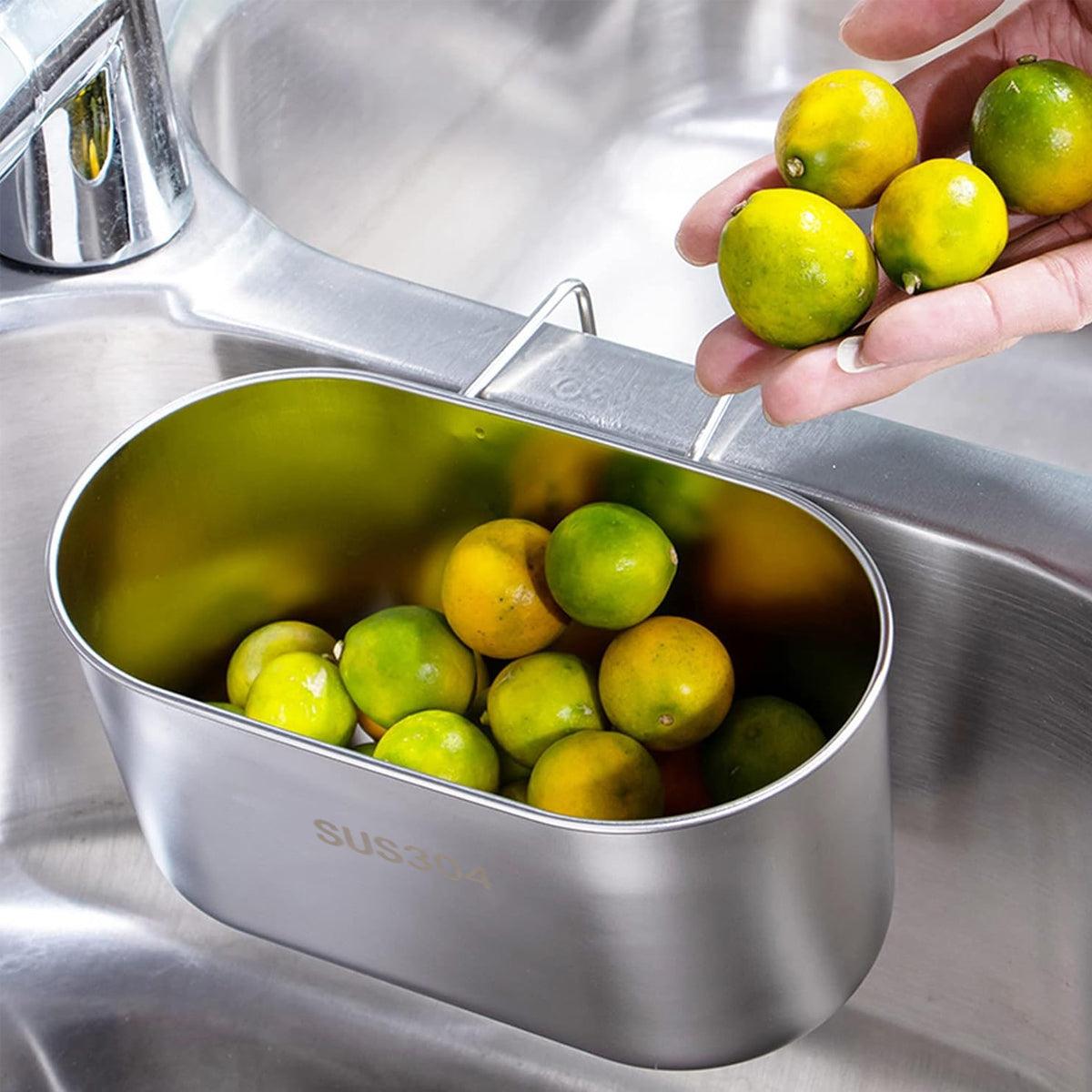 Stainless Steel Sink Drain Basket Organiser | StorageOZ
