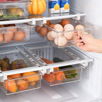 2 Pcs Adjustable Fridge Under Shelf Drawers | StorageOZ