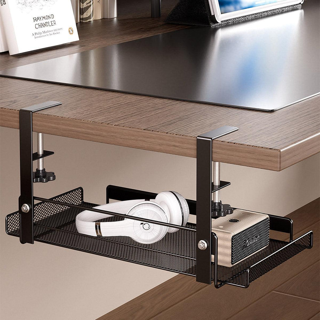 Under Desk Metal Storage Shelf Two Colours | StorageOZ