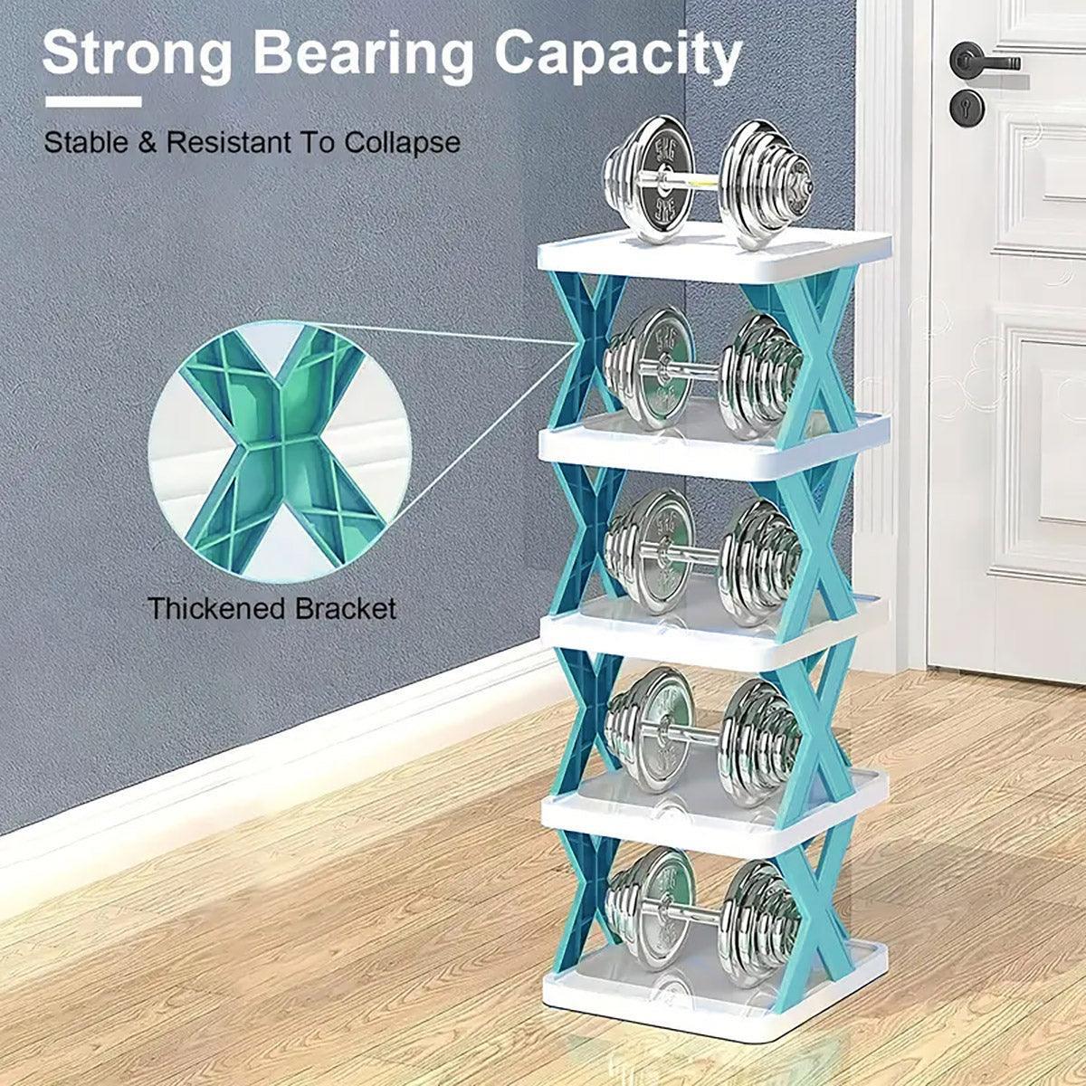 9 Tier Compact Shoe Rack for Narrow Spaces | StorageOZ