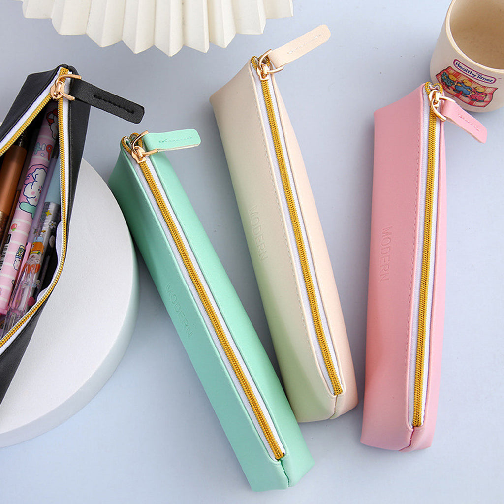 4 Pcs PU Pencil Cases Desk Organiser Set | StorageOZ