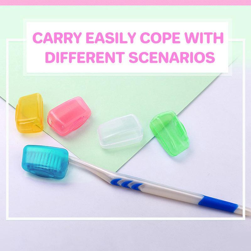 5 Pcs Toothbrush Head Covers Five Colours | StorageOZ