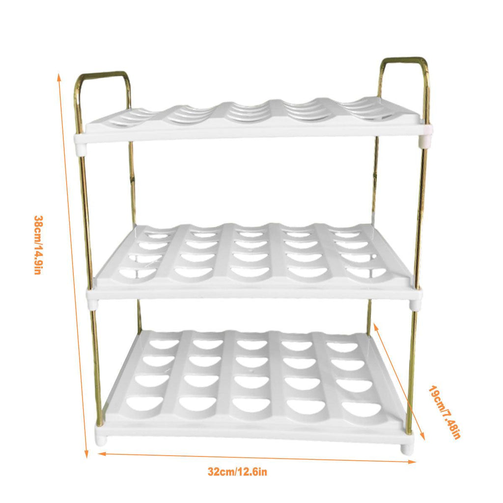 3 Tier Cup and Bottle Storage Rack Organiser | StorageOZ