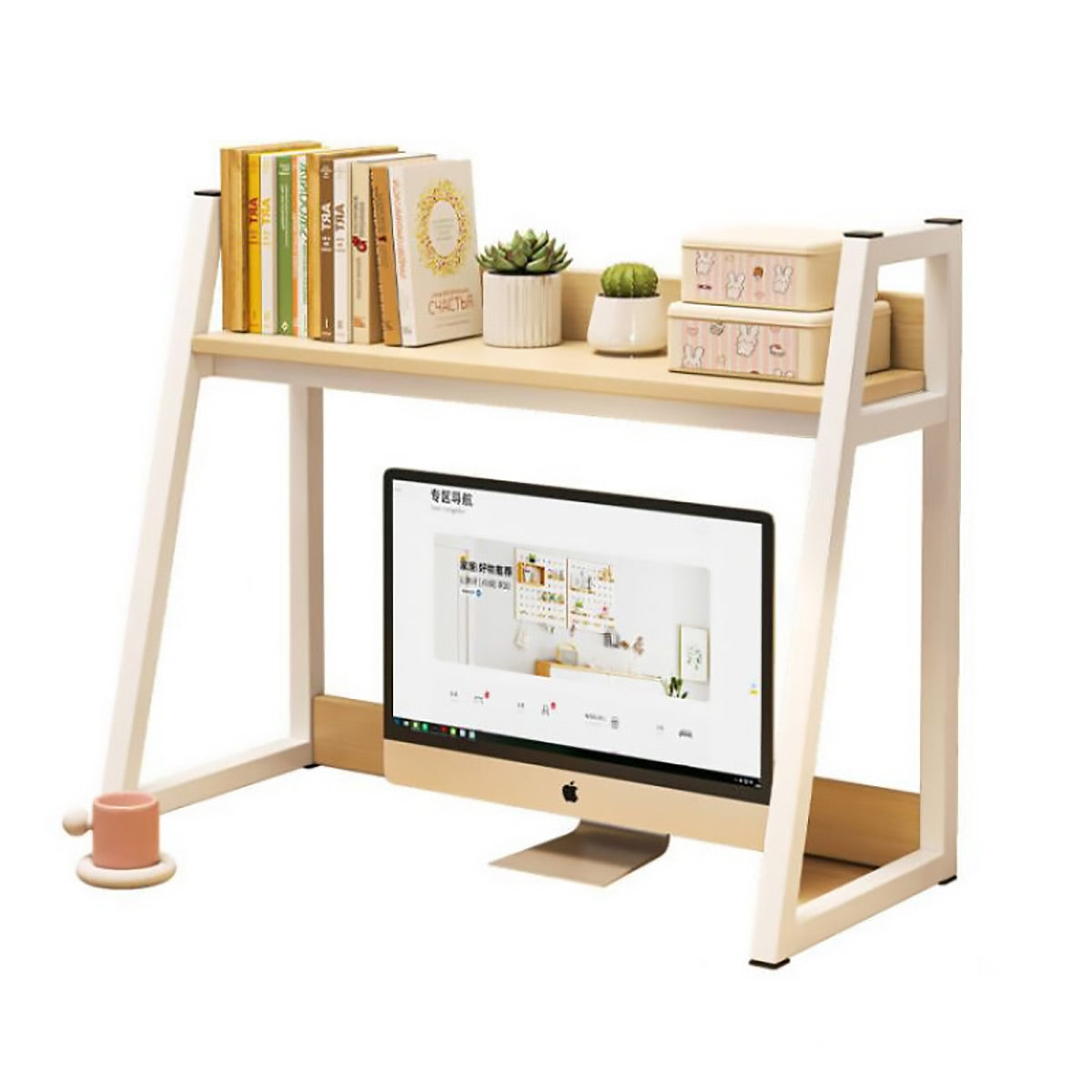 Ladder Desktop Storage Rack Two Widths Set | StorageOZ