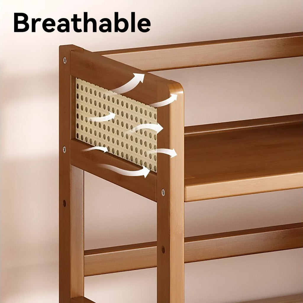 Bamboo Desk Shelf with Drawer Two Lengths | StorageOZ