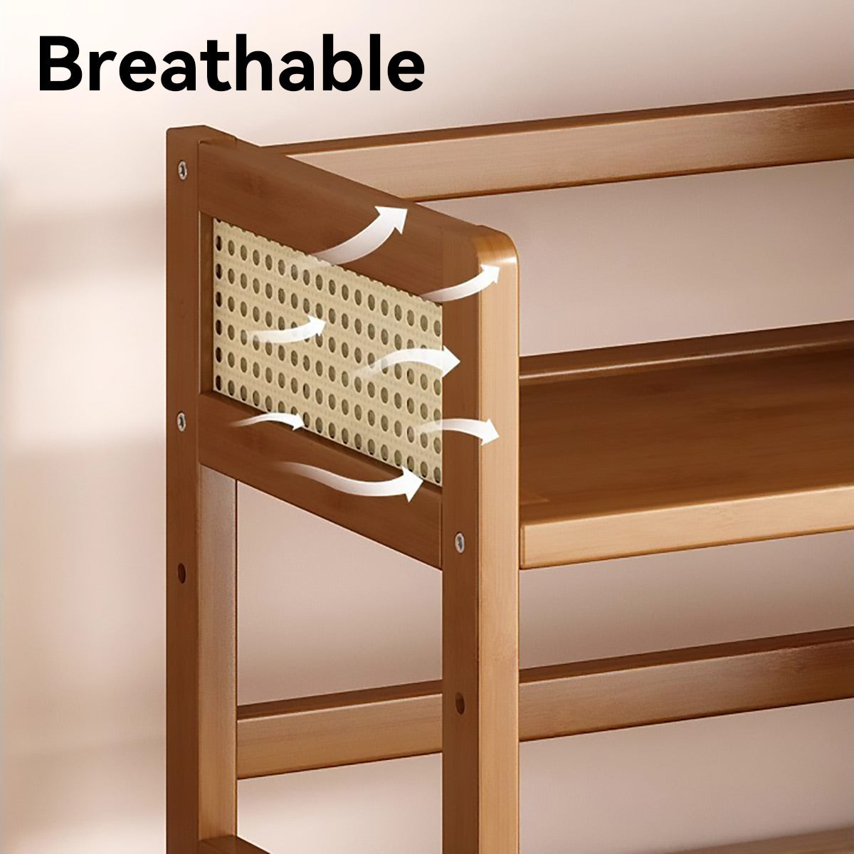 Bamboo Desk Shelf with Drawer Two Lengths | StorageOZ