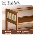 Bamboo Desk Shelf with Drawer Two Lengths | StorageOZ