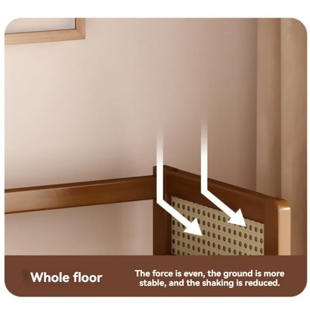 Bamboo Desk Shelf with Drawer Two Lengths | StorageOZ