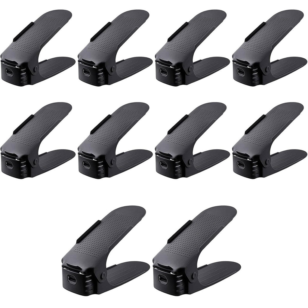 10 Pcs Adjustable Shoe Stackers Three Colours | StorageOZ