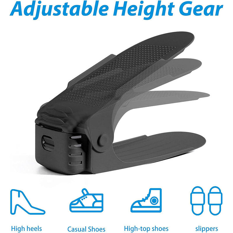 10 Pcs Adjustable Shoe Stackers Three Colours | StorageOZ