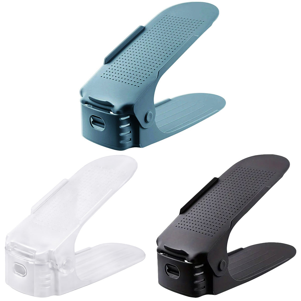 10 Pcs Adjustable Shoe Stackers Three Colours | StorageOZ