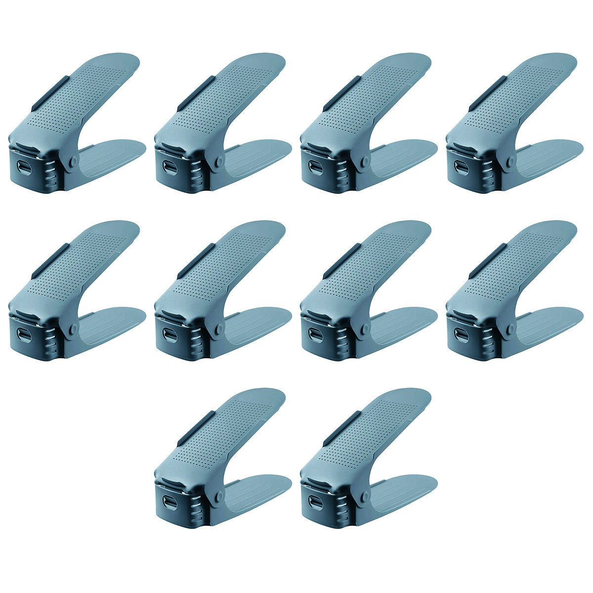 10 Pcs Adjustable Shoe Stackers Three Colours | StorageOZ
