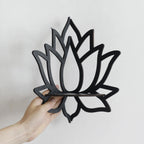 Lotus Shaped Wooden Wall Display Shelf Set | StorageOZ