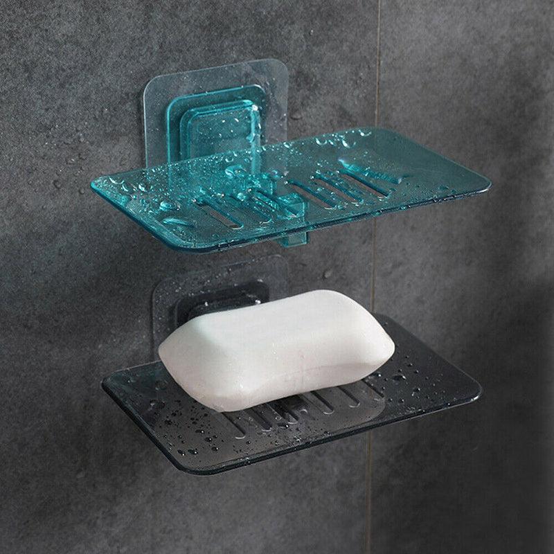 Adhesive Bathroom Soap Dish Storage Rack | StorageOZ
