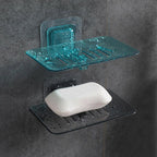Adhesive Bathroom Soap Dish Storage Rack | StorageOZ