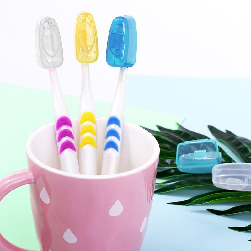 5 Pcs Toothbrush Head Covers Five Colours | StorageOZ