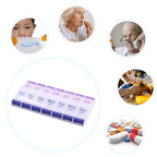 14 Grid Press Lid Medicine Box Organiser | StorageOZ