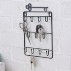 11 Hook Wire Key Storage Rack Two Colours | StorageOZ