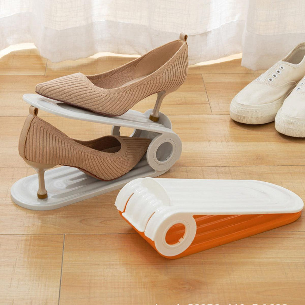 20 Pcs Double Layer Shoe Organisers Two Colours | StorageOZ