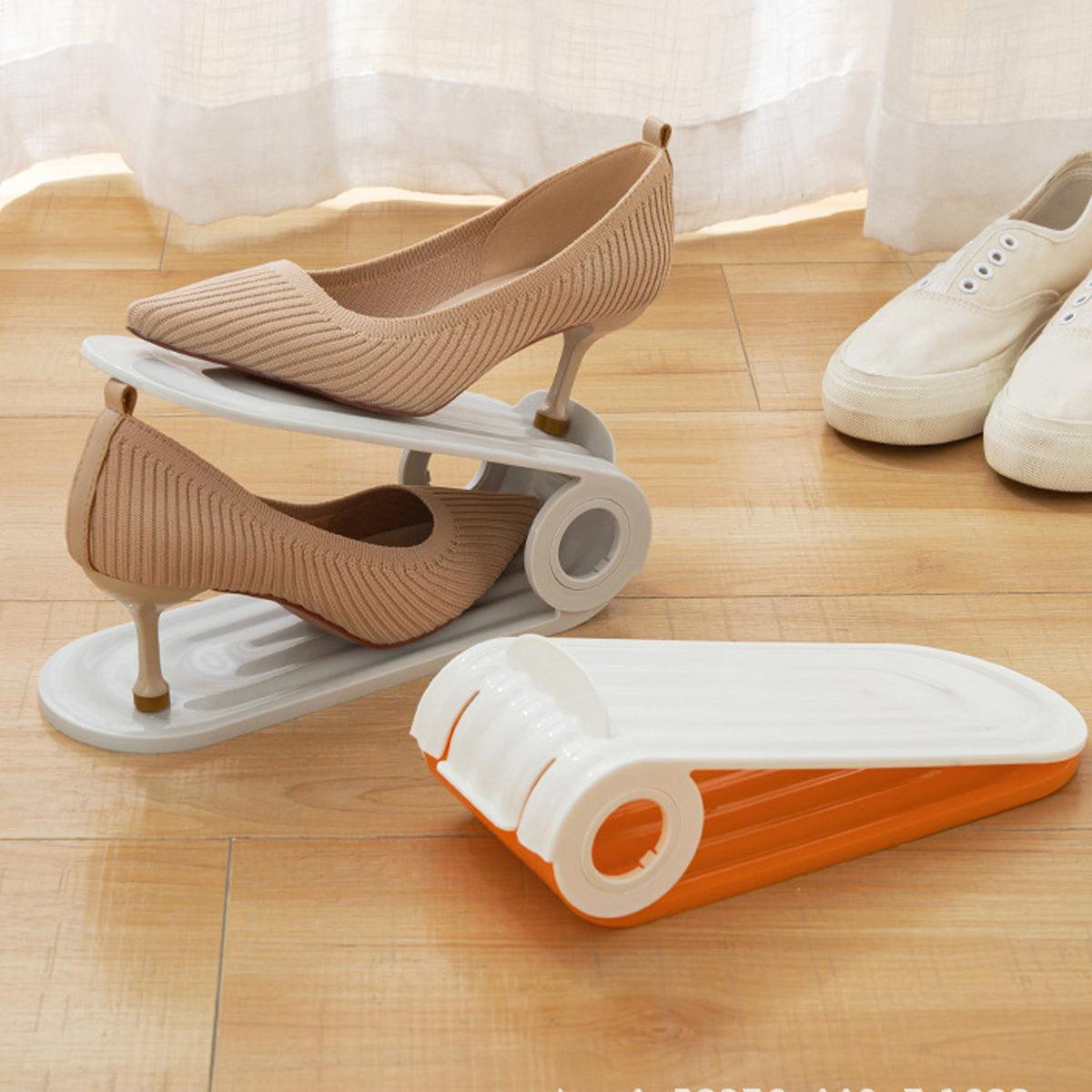 20 Pcs Double Layer Shoe Organisers Two Colours | StorageOZ