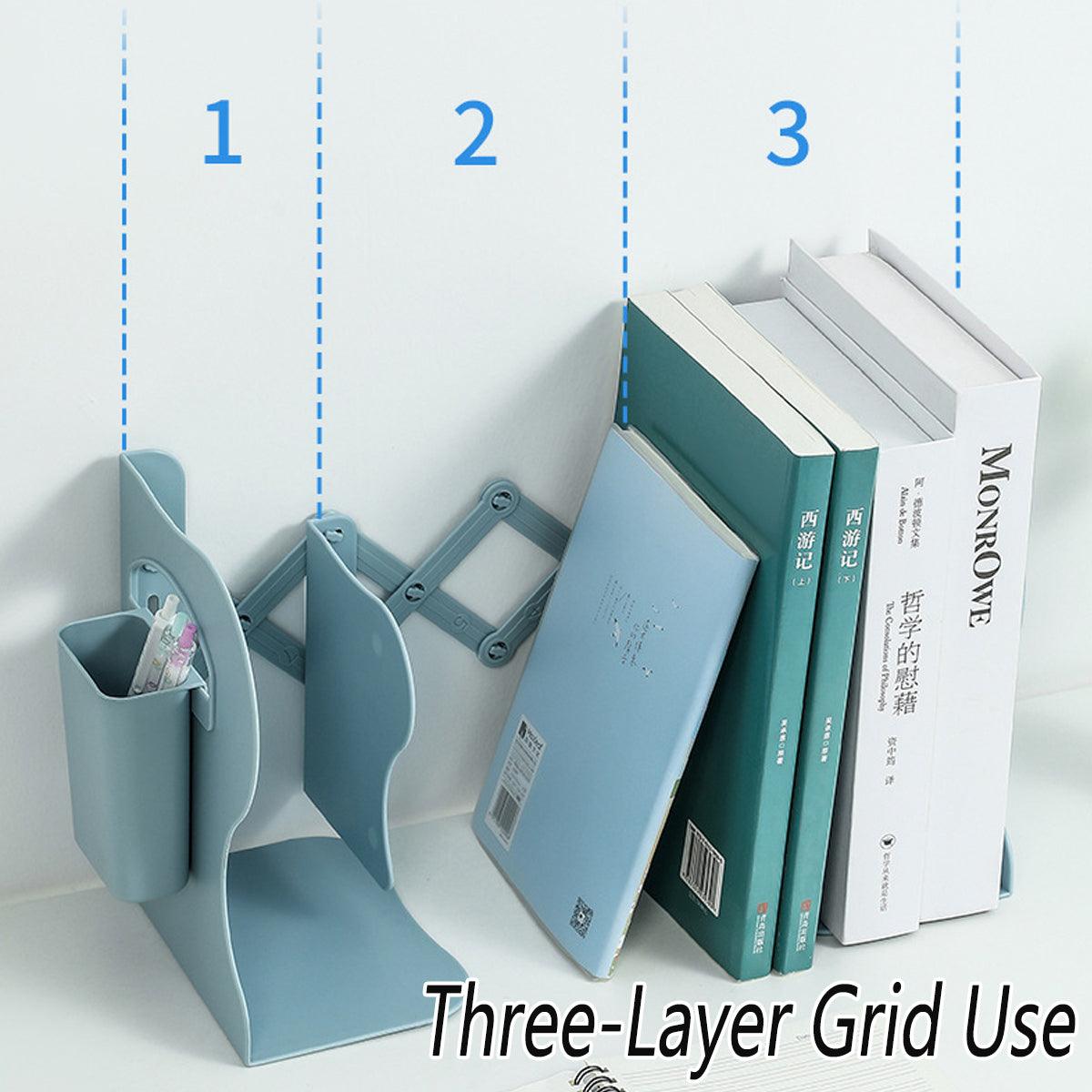Expandable Book Stand Desk Rack Three Colours | StorageOZ