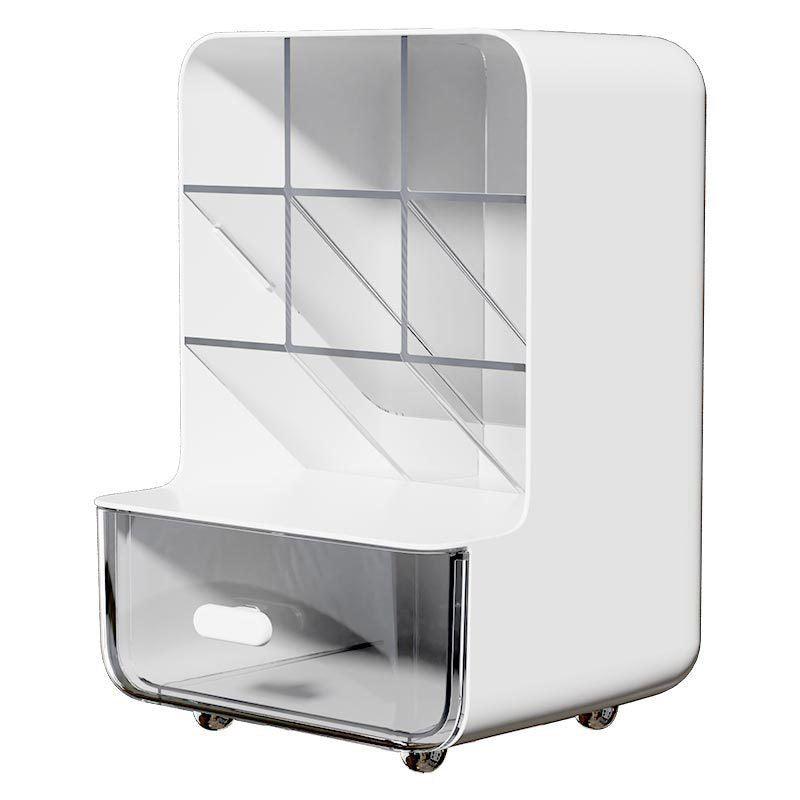 Angled Pen Holder with Drawer Two Colours | StorageOZ