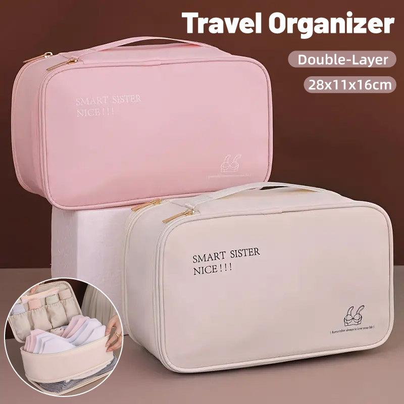 Double Layer Underwear Travel Bag Two Colours | StorageOZ