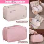 Double Layer Underwear Travel Bag Two Colours | StorageOZ