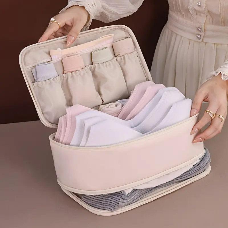 Double Layer Underwear Travel Bag Two Colours | StorageOZ