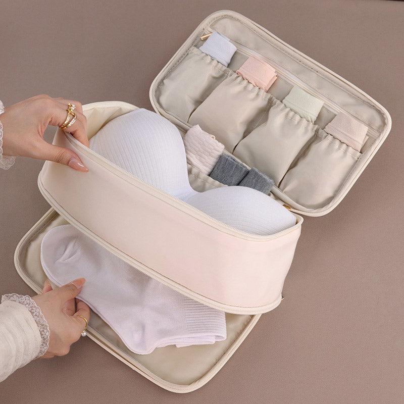 Double Layer Underwear Travel Bag Two Colours | StorageOZ