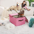Double Lid Fabric Storage Box Six Colours | StorageOZ