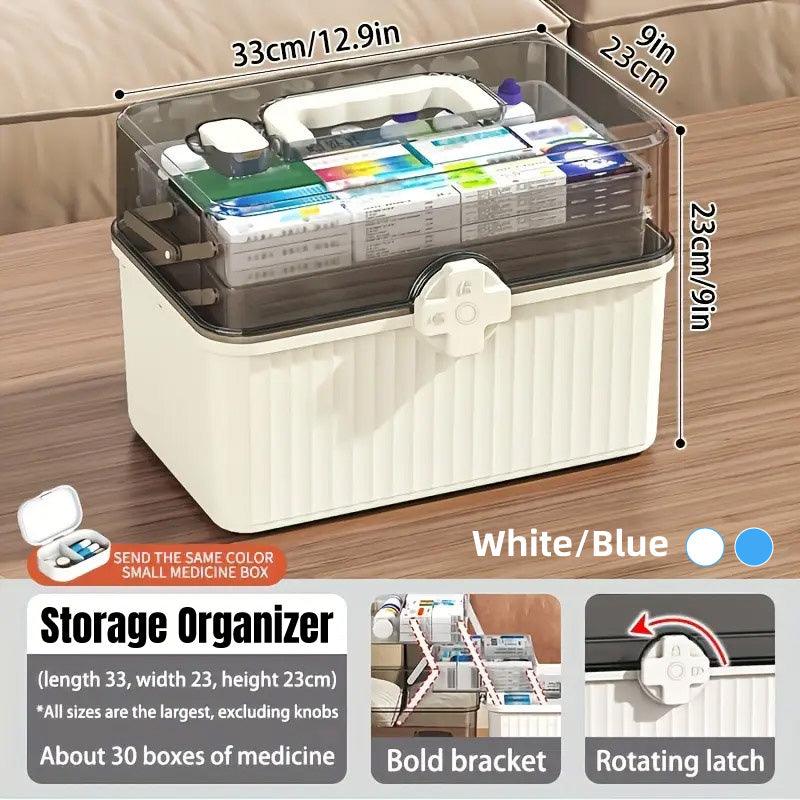 Medicine Kits Two Colours Home Organiser | StorageOZ