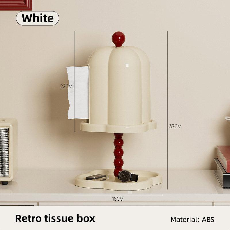 Retro Tissue Box with Tray Two Colours Set | StorageOZ