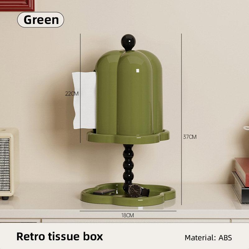Retro Tissue Box with Tray Two Colours Set | StorageOZ