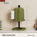 Retro Tissue Box with Tray Two Colours Set | StorageOZ