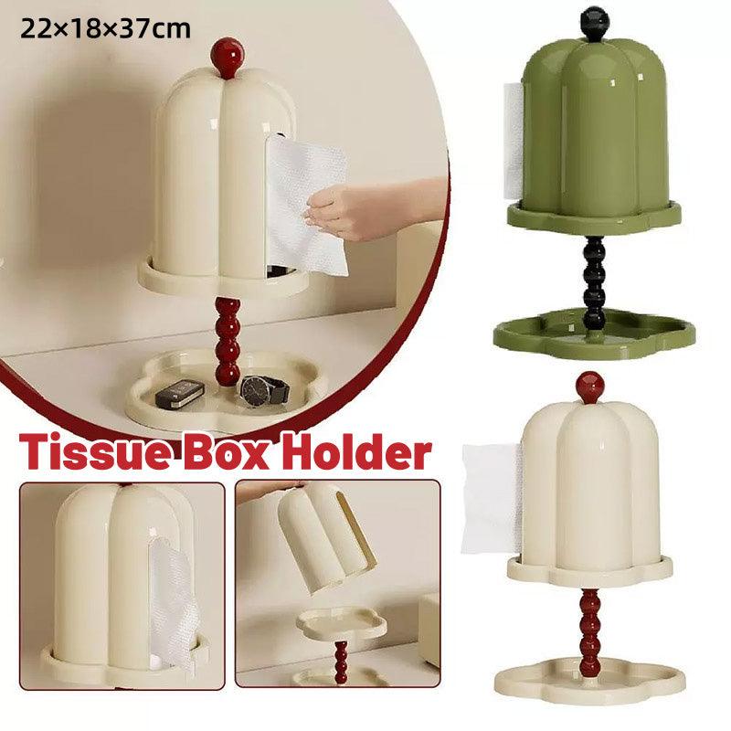 Retro Tissue Box with Tray Two Colours Set | StorageOZ