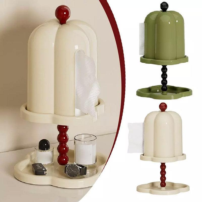 Retro Tissue Box with Tray Two Colours Set | StorageOZ