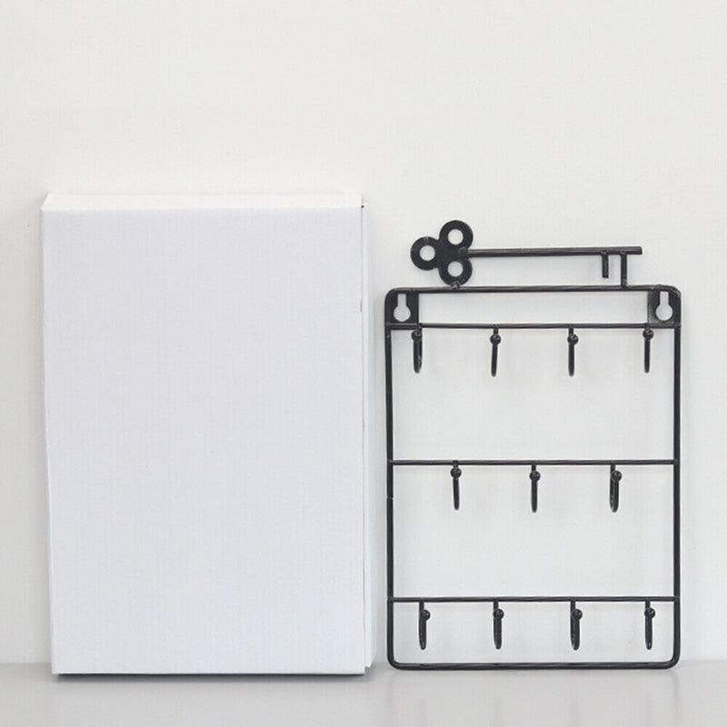11 Hook Wire Key Storage Rack Two Colours | StorageOZ