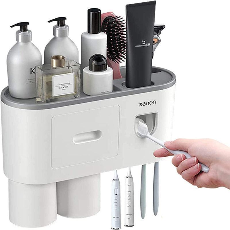 Wall Mounted Toothbrush Holder Five Cup Styles | StorageOZ