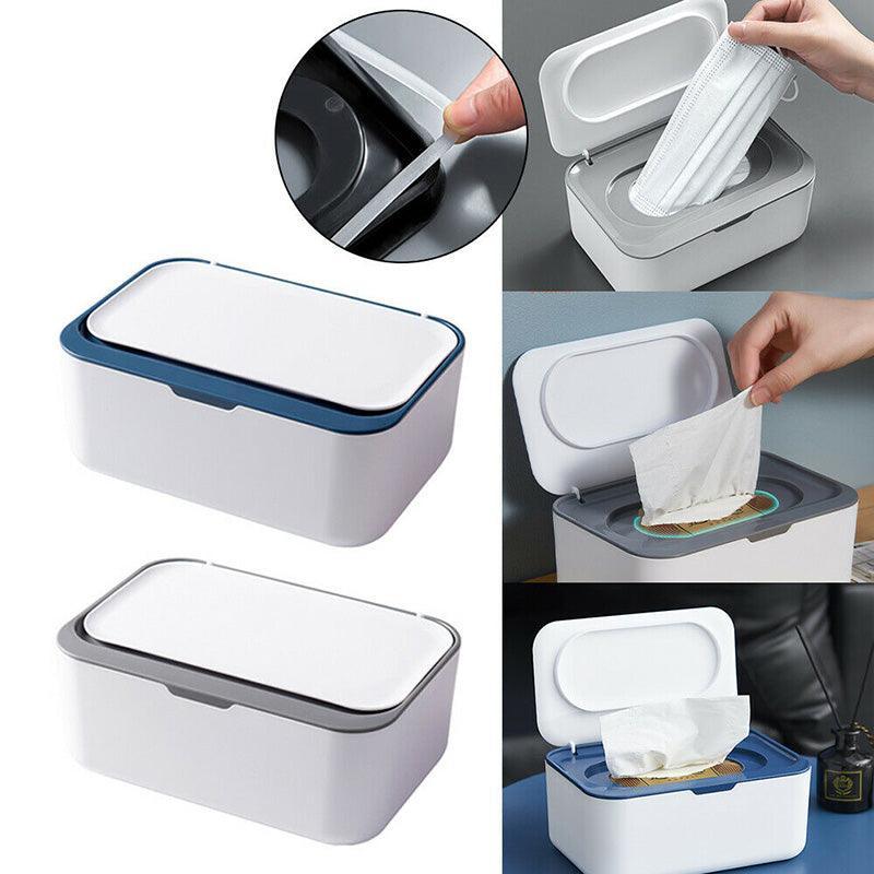 PP Wipe and Tissue Storage Box Two Colours | StorageOZ