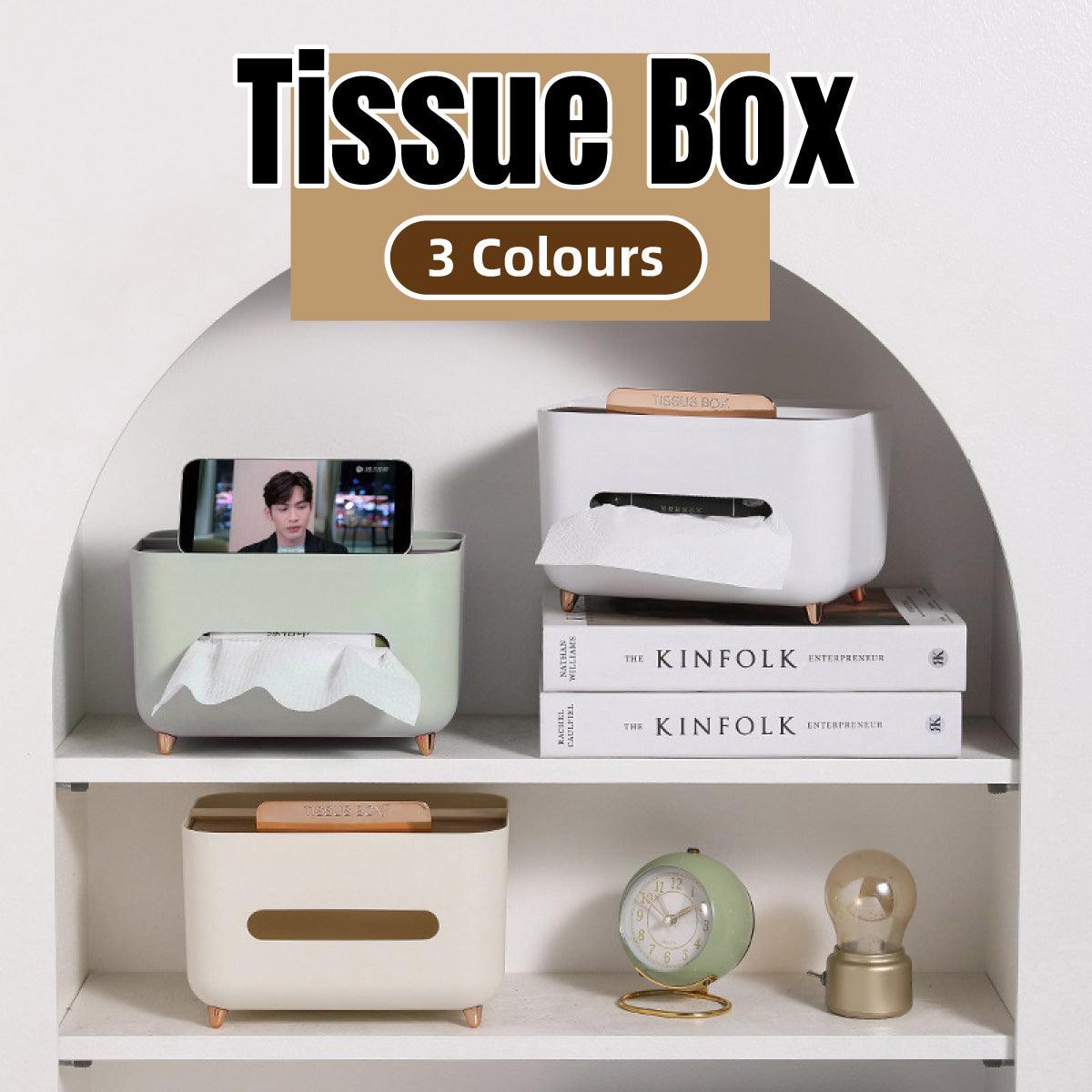 Multifunction Tissue Box Three Colours Set | StorageOZ